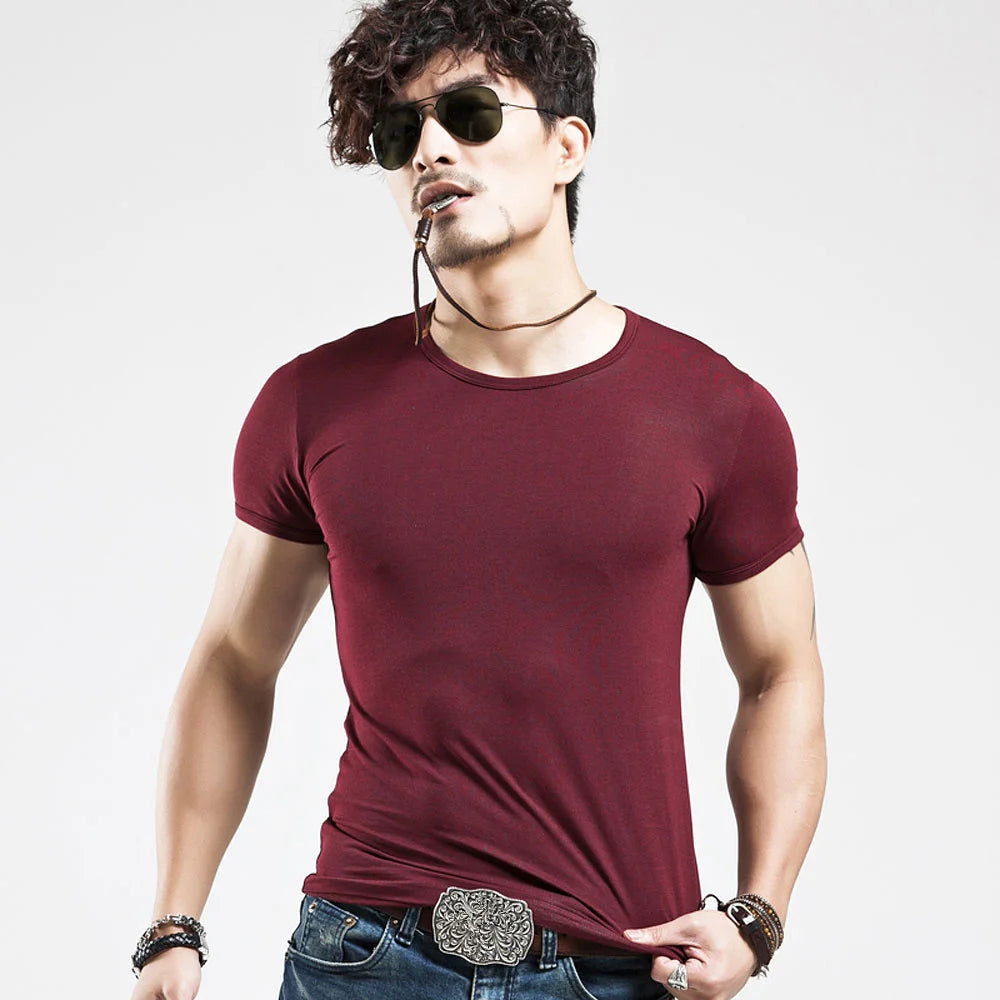 2025 MRMT Men's V-Neck T-Shirt – 10 Colors, Fitness Fit, S-5XL, Casual & Comfortable